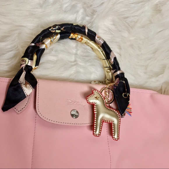 longchamp with twilly